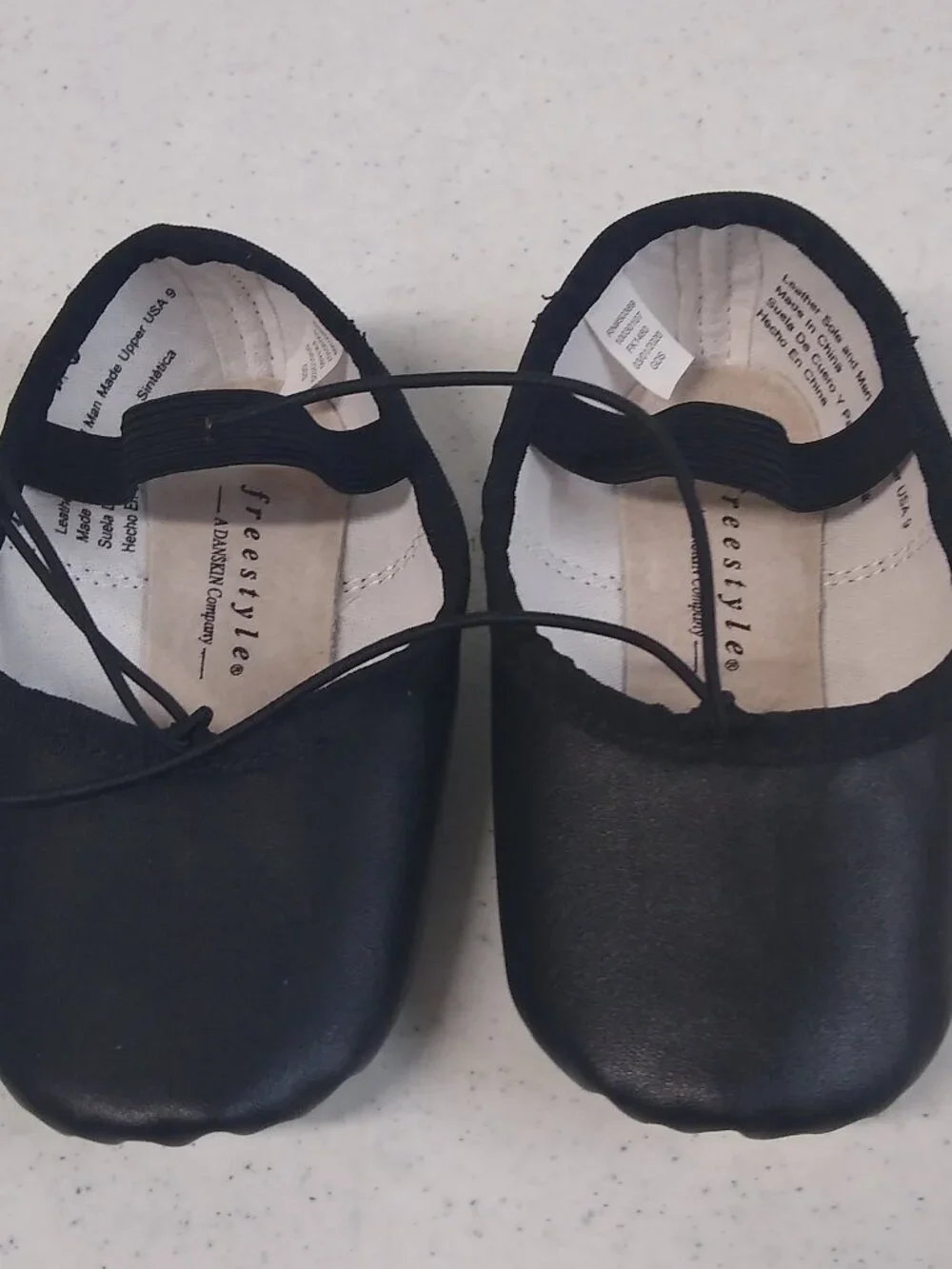 Freestyle Girl's/ Boy's Ballet Slippers Leather Sole Kids Size 9 by Danskin NWOT